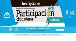 Desktop Screenshot of barriosunidos.gov.co